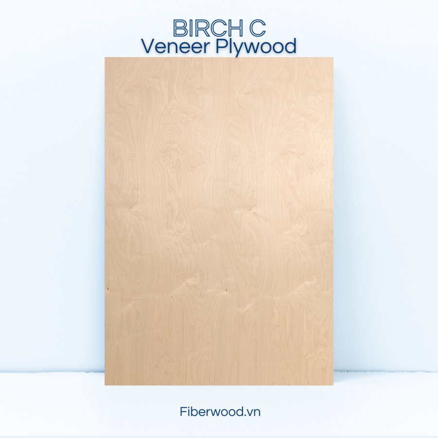 Plywood with natural Birch CD Veneer surface – 18mm
